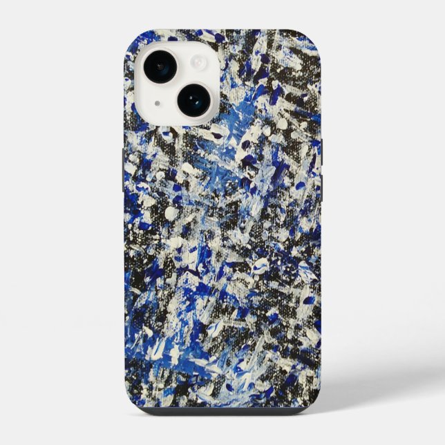 Winter Night Abstract iPhone Case (Back)