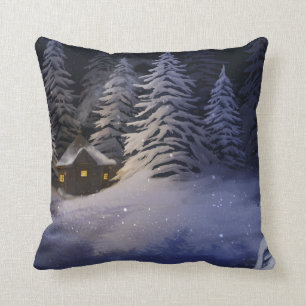 Winter Night Cushion