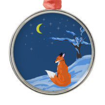Winter Night Fox