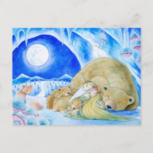 "Winter Night" Postcard