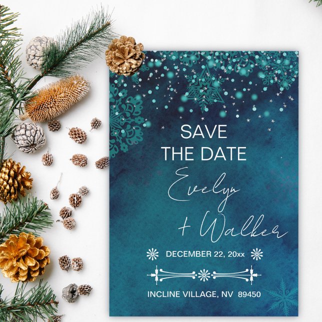 Winter Night Save The Date Invitation (Creator Uploaded)