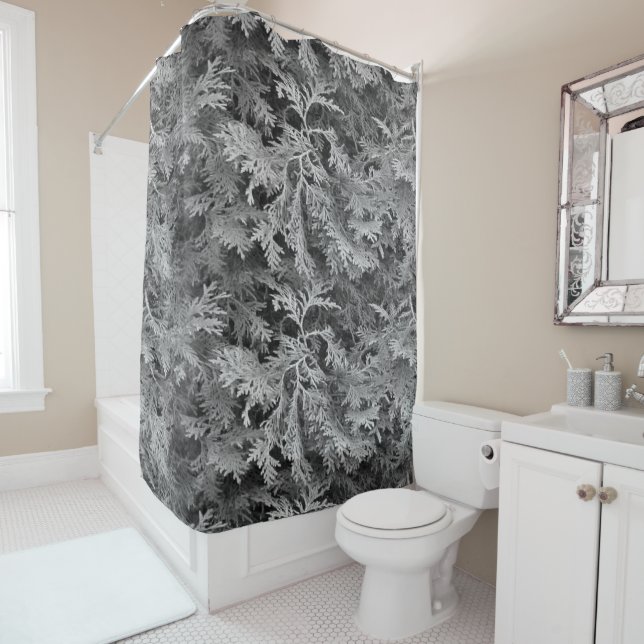 Winter Night Shower Curtain (In Situ)