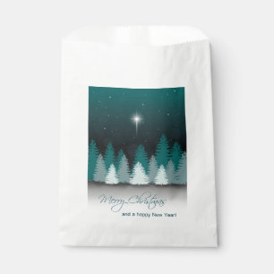 Winter Night with Star of Bethlehem Favour Bag
