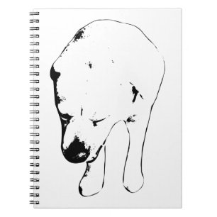 Winter Notes with Labrador Muse Notebook