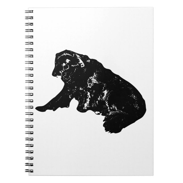 Winter Notes with Lounge-Pose Muse Notebook (Front)