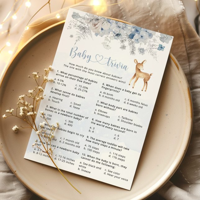 Winter oh deer blue silver baby trivia game (Creator Uploaded)