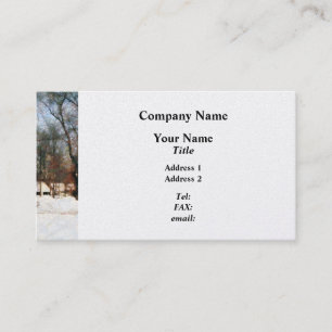 Winter on My Street Business Card