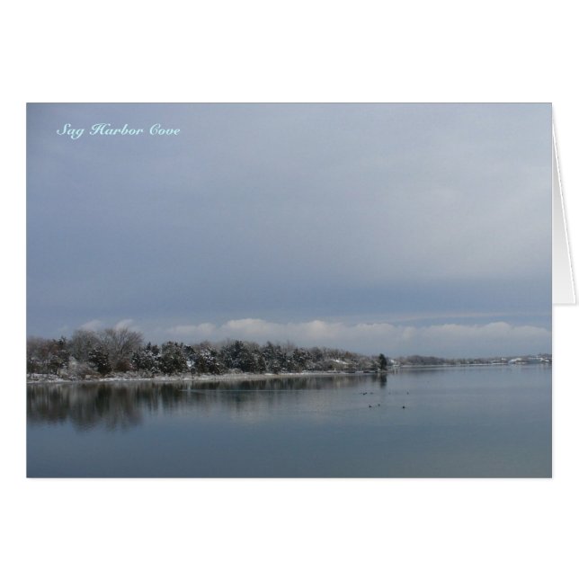 Winter on Sag Harbour Cove (Front Horizontal)