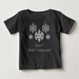 Winter Onederland 1st Birthday Baby T-Shirt