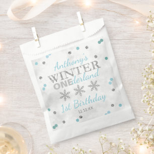 Winter ONEderland 1st Birthday Favour Bag