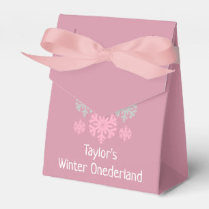 Winter Onederland 1st Birthday Favour Box