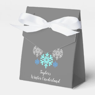 Winter Onederland 1st Birthday Favour Box
