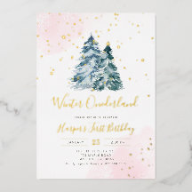 Winter Onederland 1st Birthday Girl