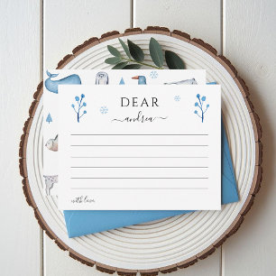 Winter Onederland Arctic Animals Time Capsule Card