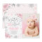Winter ONEderland Birthday Invitation Pink Silver