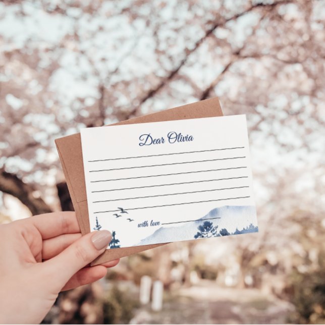 Winter Onederland Birthday Time Capsule Note Card (Creator Uploaded)