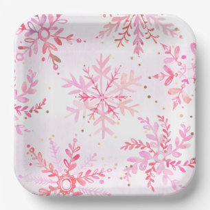 Winter Onederland Paper Party Plates