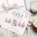 Winter ONEderland Pink Girl Christmas 1st Birthday Favour Tags<br><div class="desc">Elevate your little one's 1st birthday party with our exquisite "Winter Onederland" Pink Girl Christmas 1st Birthday Favour Tags! These tags are the perfect finishing touch to your favours, adding a touch of enchantment to your event. Attach them to your gift favours to create a personalised and elegant keepsake that...</div>