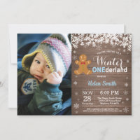 Winter Onederland Rustic Boy 1st Birthday