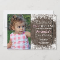 Winter Onederland Rustic Boy 1st Birthday Photo