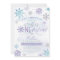 Winter ONEderland Snowflake Birthday Invitation