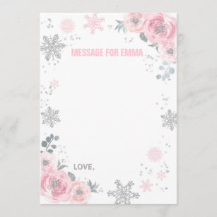 Winter ONEderland Time Capsule Note Card Guestbook