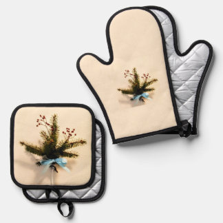 Winter Oven Mitt & Pot Holder Set