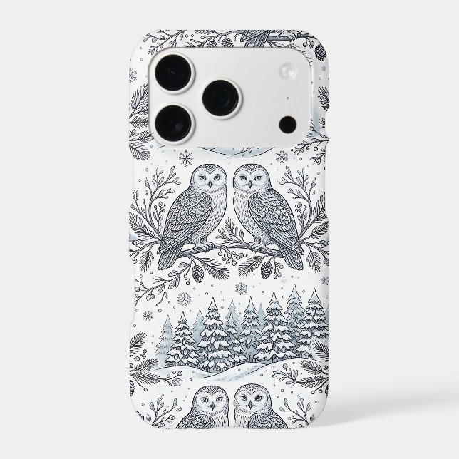 Winter Owl iPhone Case (Back)