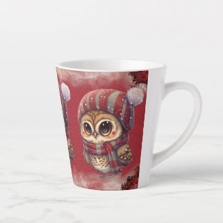 Winter Owl  Latte Mug
