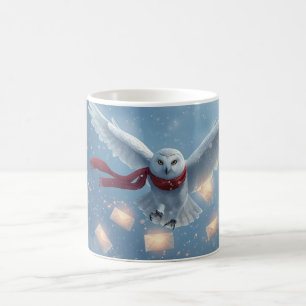 “Winter Owl Magic” Christmas Owl  Coffee Mug