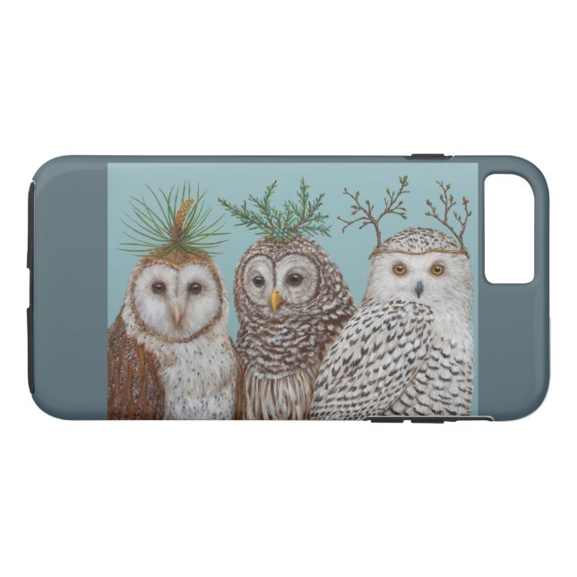 Winter owls Apple iPhone 7 Plus, Tough Case (Back (Horizontal))