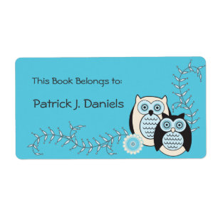 Winter Owls Bookplates