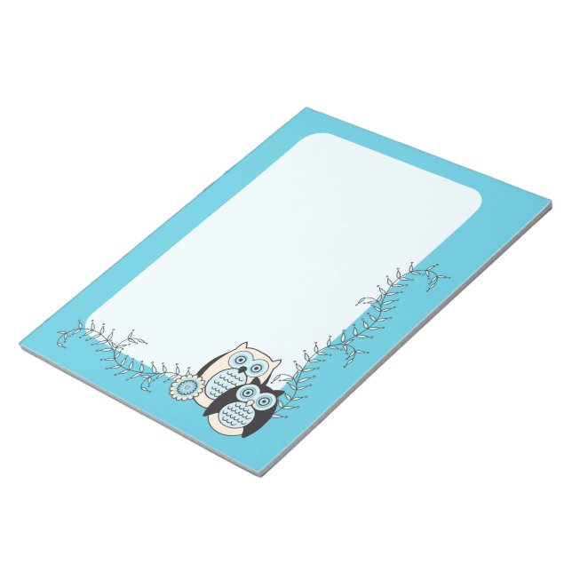 Winter Owls Notepad (Angled)