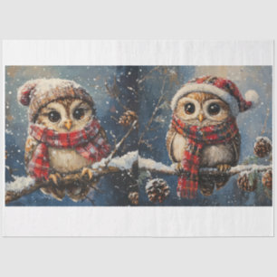 Winter Owls Tissue Paper