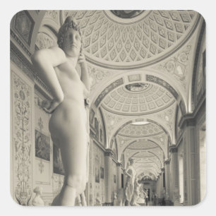 Winter Palace and Hermitage Museum Square Sticker