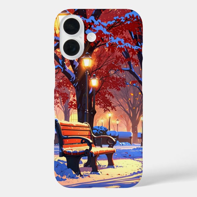 Winter Park Bench Case-Mate iPhone Case (Back)