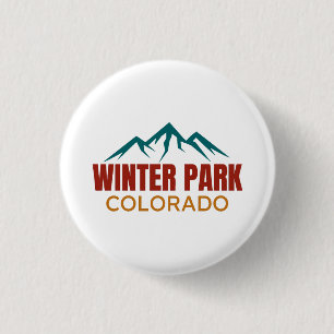 Winter Park Colorado 3 Cm Round Badge