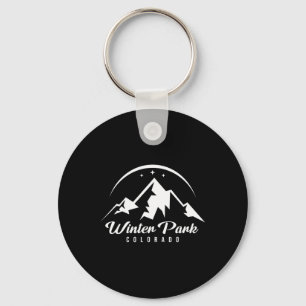 Winter Park Colorado Ski Resort Skiing Snowboardin Key Ring