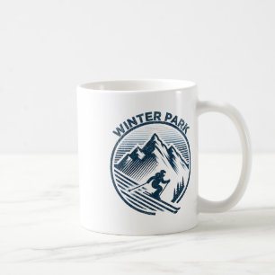 Winter Park Colorado Ski Resort Winter Skiing Coffee Mug