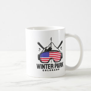 Winter Park Colorado Usa Ski Retro Skiing  Coffee Mug