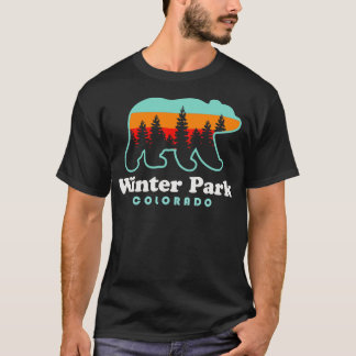 Winter Park Colorado Vacation Travel Bear Trees T-Shirt