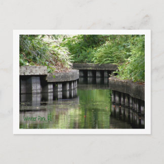 Winter Park, FL Canal Postcard