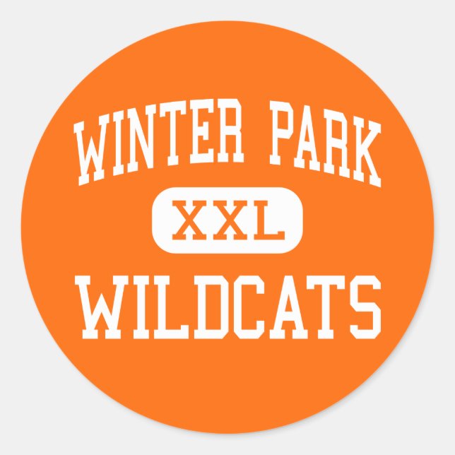 Winter Park - Wildcats - High - Winter Park Classic Round Sticker (Front)