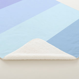 Winter pastel colour scheme sherpa blanket