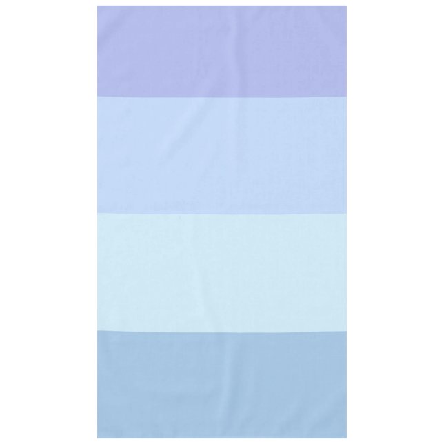 Winter pastel colour scheme tablecloth (Front)