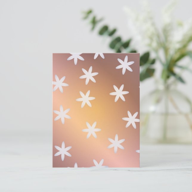 Winter Pattern 13 Postcard (Standing Front)