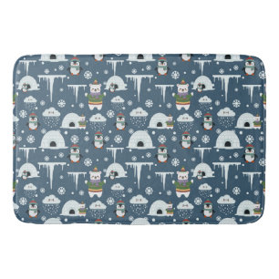 Winter Pattern Bath Mat