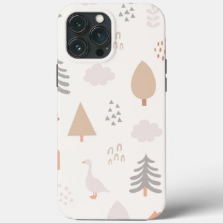 Winter pattern iPhone 13 pro max case