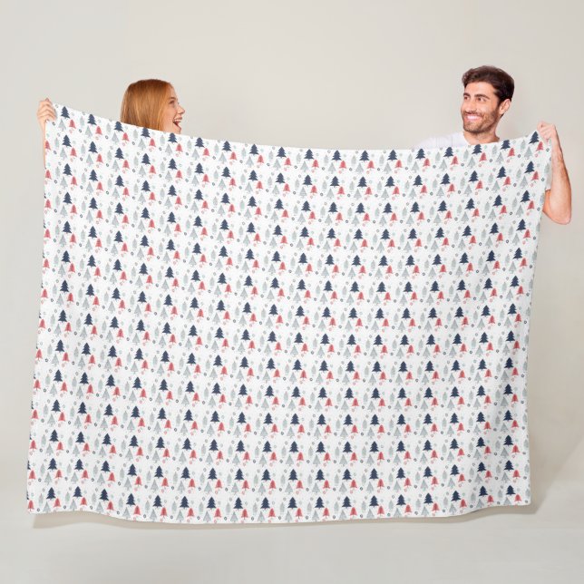 Winter Pattern Design  Fleece Blanket  (In Situ)