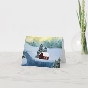 Winter Peace Blank Notecard